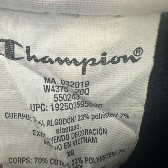 Champion Blue/Signature White Stripe Sweatshirt Size XL - Picture 11 of 11